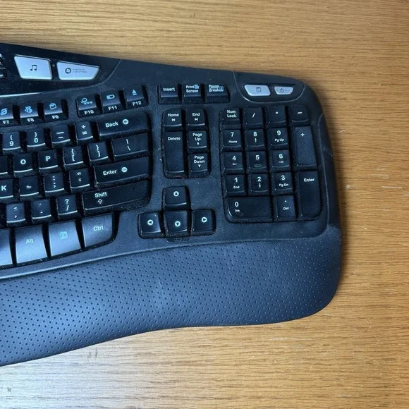 Logitech K350 Comfort Wave Wireless Keyboard NO USB Dongle